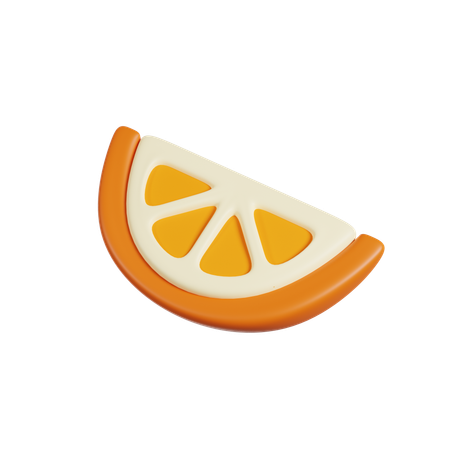 Fatia de laranja  3D Icon