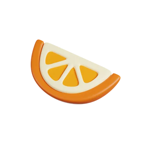 Fatia de laranja  3D Icon