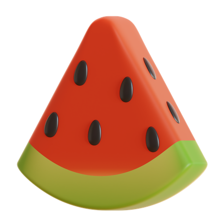 Fatia de melancia  3D Icon
