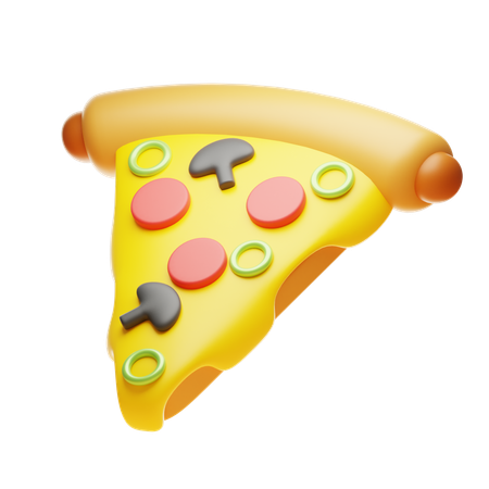 Fatia de pizza  3D Icon