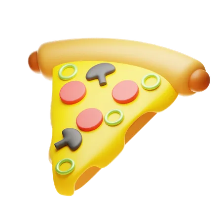 Fatia de pizza  3D Icon