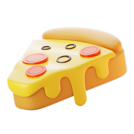 Fatia de pizza  3D Icon