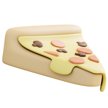 Fatia de pizza  3D Icon