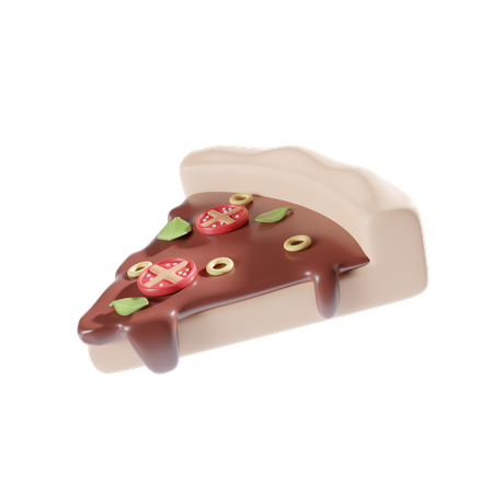 Fatia de pizza  3D Icon