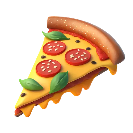 Fatia de pizza  3D Icon