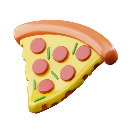 Fatia de pizza  3D Icon