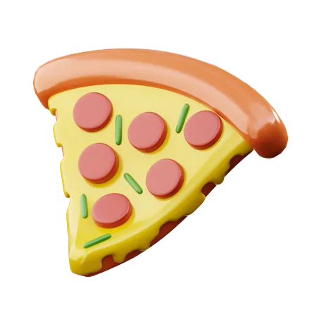 Fatia de pizza  3D Icon