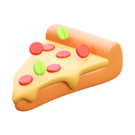 Fatia de pizza  3D Icon