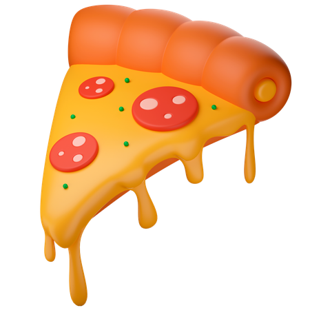 Fatia de pizza  3D Icon