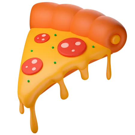 Fatia de pizza  3D Icon