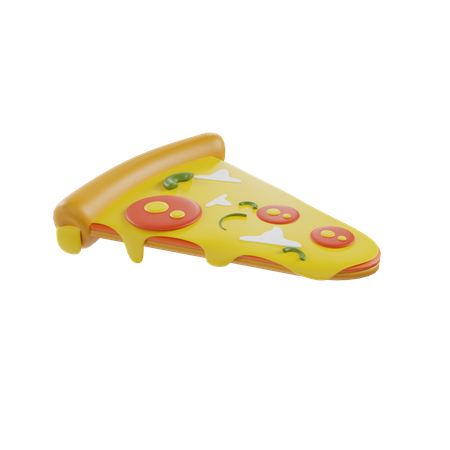 Fatia de pizza  3D Icon