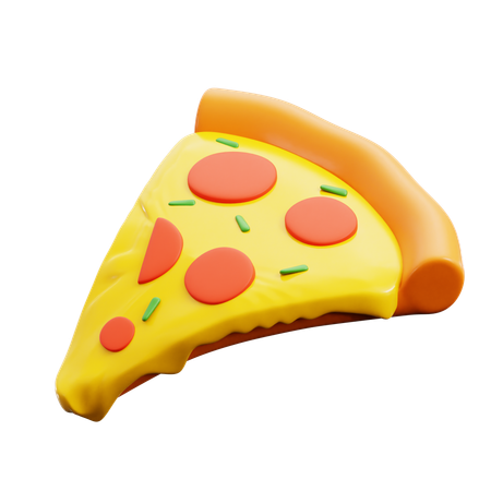 Fatia de pizza  3D Icon