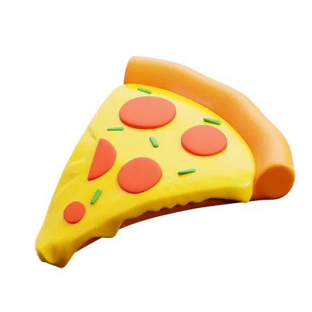 Fatia de pizza  3D Icon