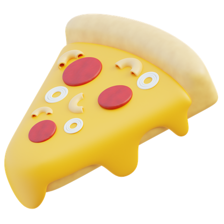 Fatia de pizza  3D Icon