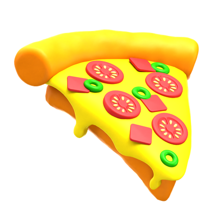 Fatia de pizza  3D Icon