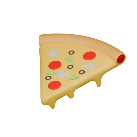 Fatia de pizza  3D Icon