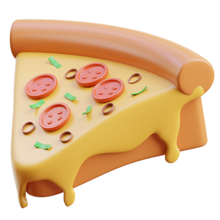 Fatia de pizza  3D Icon