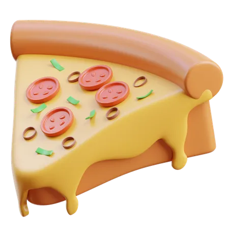 Fatia de pizza  3D Icon