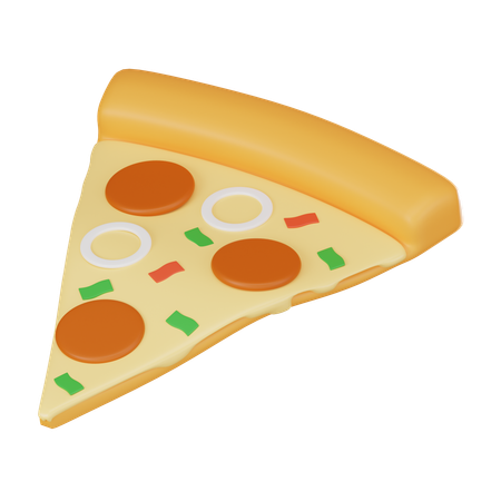 Fatia de pizza  3D Icon