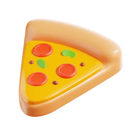 Fatia de pizza  3D Icon