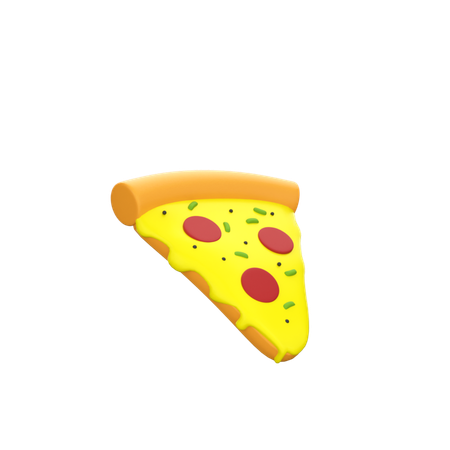 Fatia de pizza  3D Icon