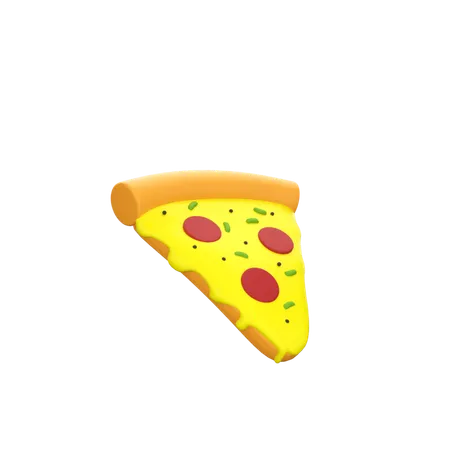 Fatia de pizza  3D Icon