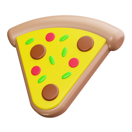 Fatia de pizza  3D Icon