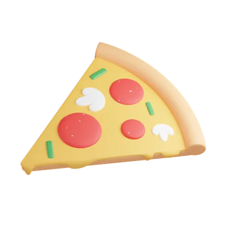 Fatia de pizza  3D Icon