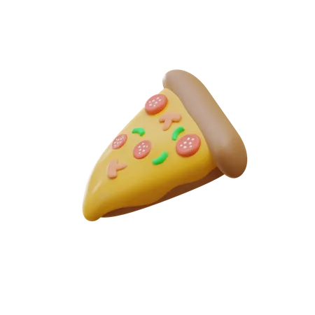 Fatia de pizza  3D Icon