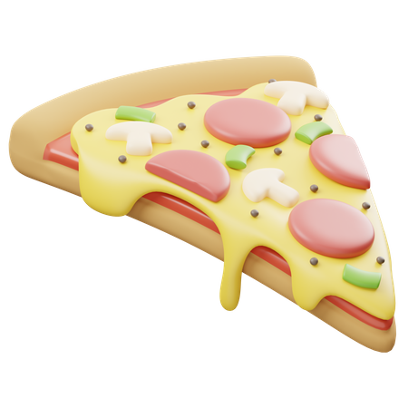 Fatia de pizza  3D Icon