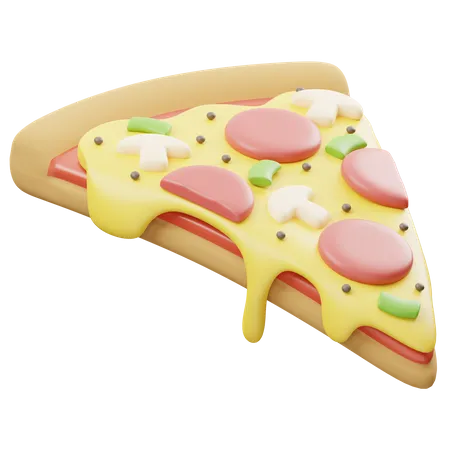 Fatia de pizza  3D Icon