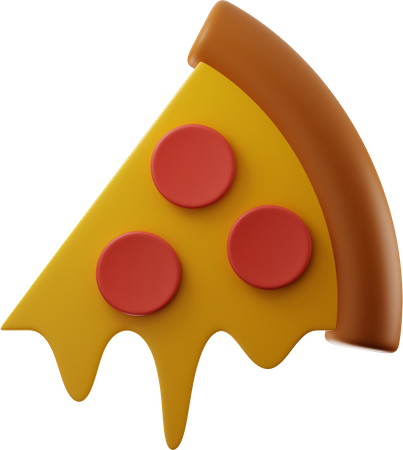 Fatia de pizza  3D Icon