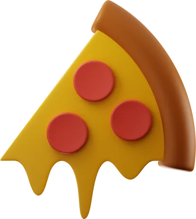 Fatia de pizza  3D Icon