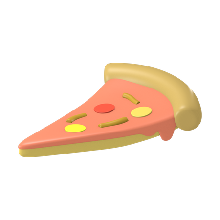 Fatia de pizza  3D Icon