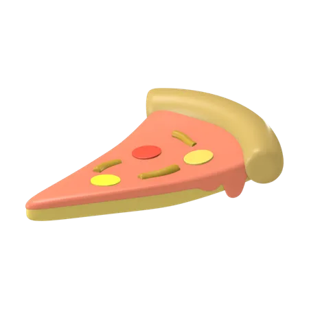 Fatia de pizza  3D Icon