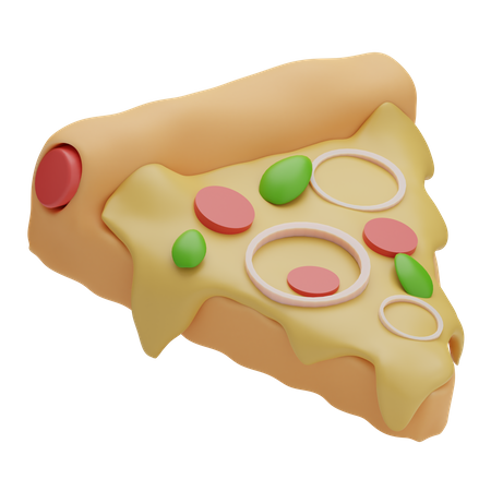 Fatia de pizza  3D Icon