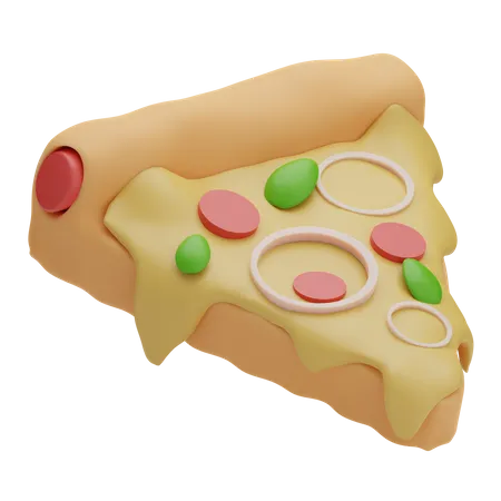 Fatia de pizza  3D Icon