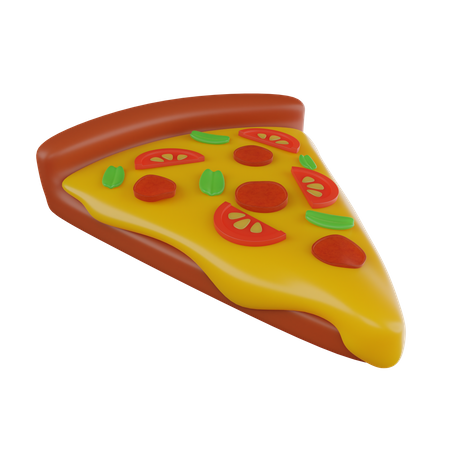 Fatia de pizza  3D Icon