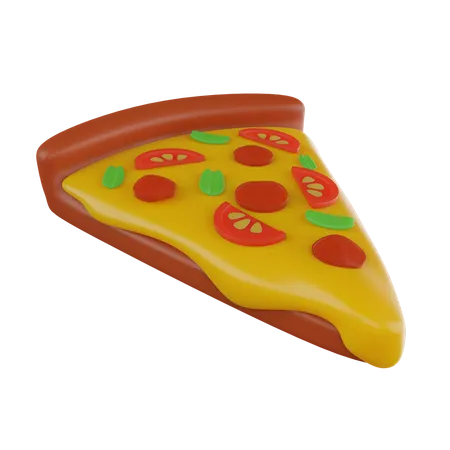 Fatia de pizza  3D Icon