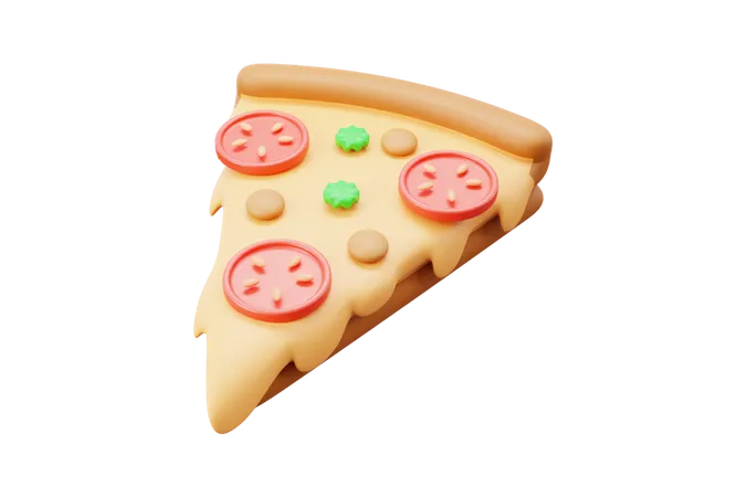 Fatia de pizza  3D Icon