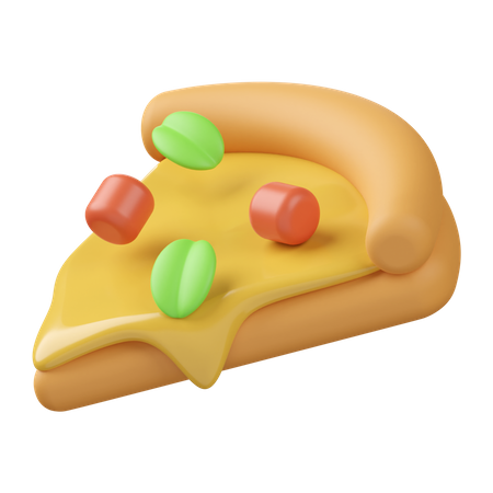 Fatia de pizza  3D Icon