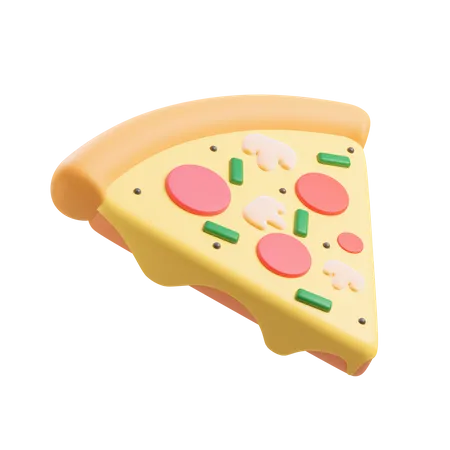 Fatia de pizza  3D Icon