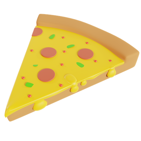 Fatia de pizza  3D Icon