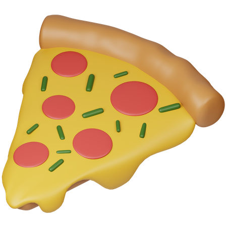 Fatia de pizza  3D Icon