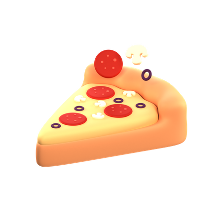 Fatia de pizza  3D Icon