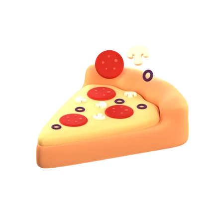 Fatia de pizza  3D Icon