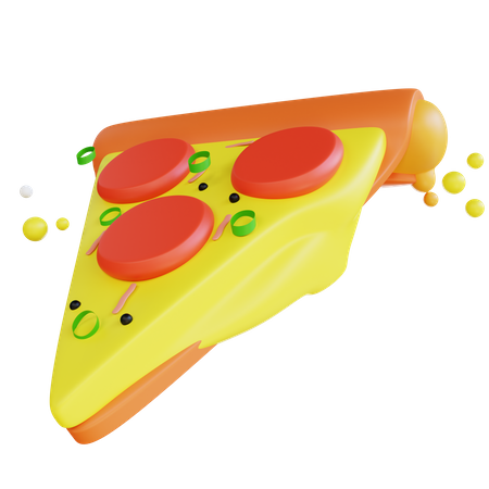 Fatia de pizza  3D Icon