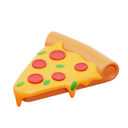 Fatia de pizza  3D Icon