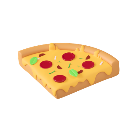 Fatia de pizza  3D Icon