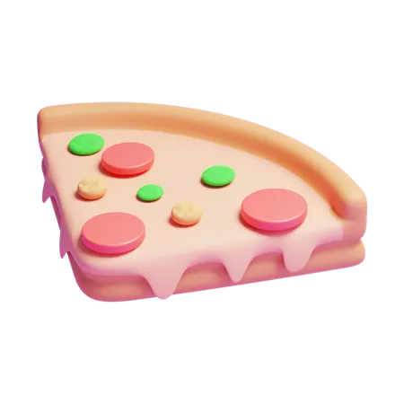 Renderizacao 3 D De Ilustracao De Pizza Deliciosa Ou Pizza Deliciosa 3 D 3D Icon